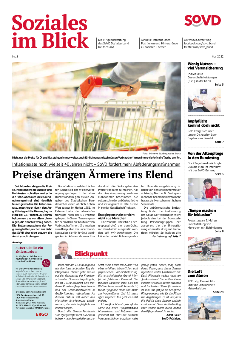 SoVD-Zeitung 05/2022 (Rheinlandpfalz/Saarland, Baden-Württemberg)