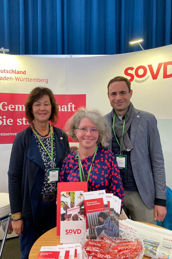 Heike Sommerauer, Christian Dirb und Katrin Langensiepen, Abgeordnete im Europäischen Parlament.