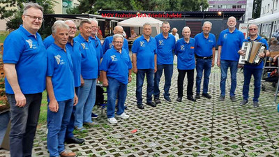 Der Mannheimer Männerchor Frohsinn unterhielt das Publikum.
