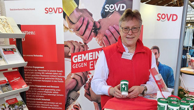 Standbetreuerin Antonia Schellinger