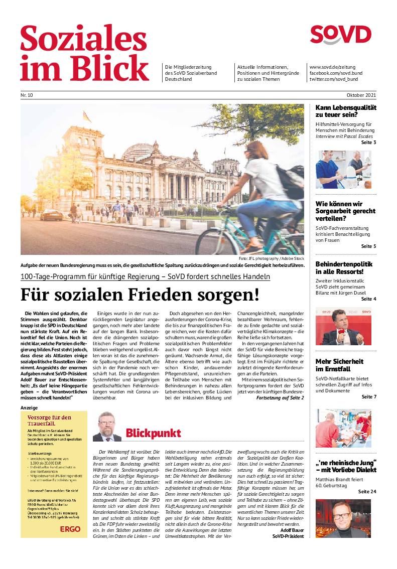 SoVD-Zeitung 10/2021 (Rheinland-Pfalz/Saarland)