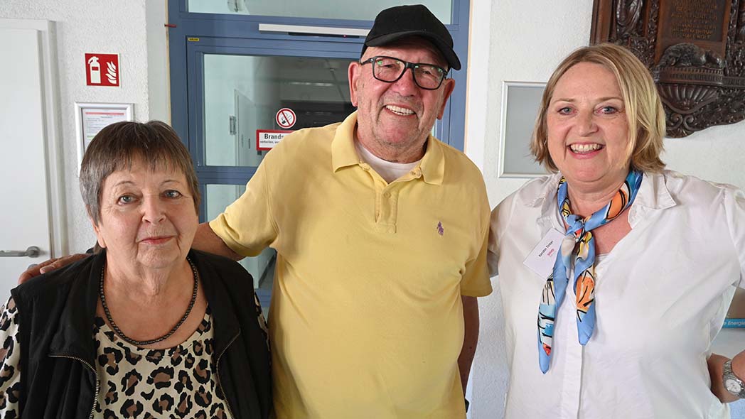 V. li.: Ursula Bäuerlein, Hans-Peter Müller und Kerstin Tinter.