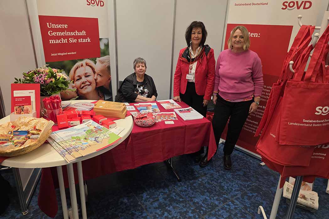 Infostand des SoVD Hockenheim